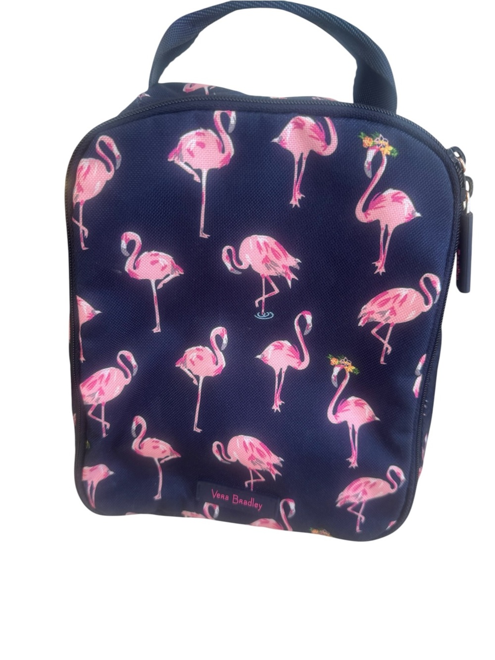 Vera Bradley flamingo pattern lunch bag